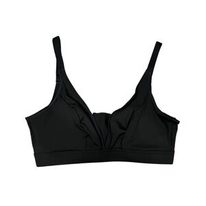 Snag Everyday Ribbed Black Bra